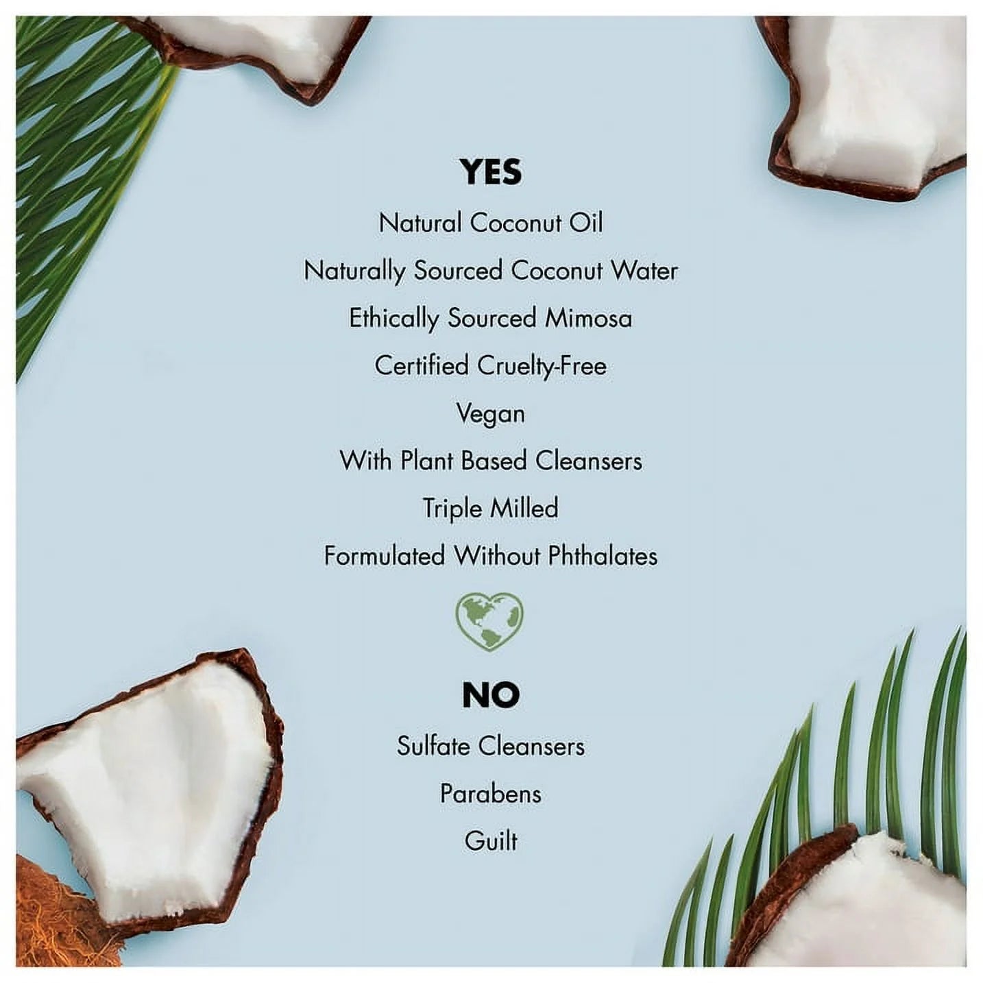 Radical Refresher Bar Soap Coconut Water and Mimosa Flower, 7Oz, 4 Count