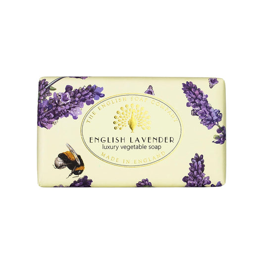 , Vintage Wrapped Shea Butter Soap, English Lavender, 200G