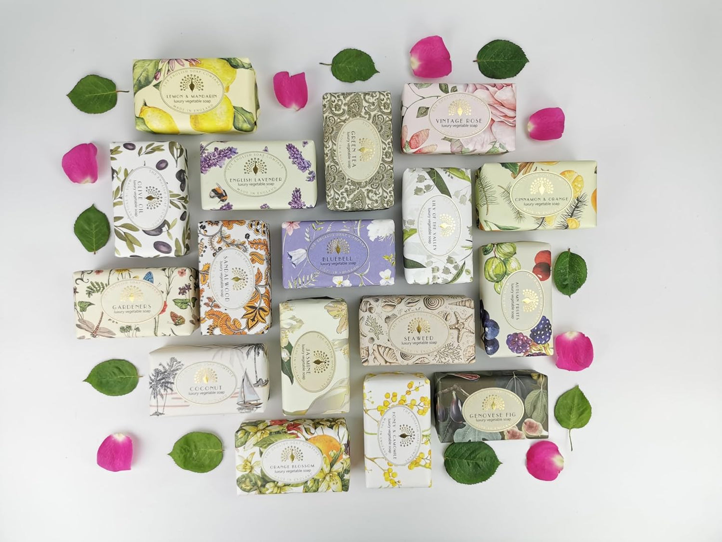 , Vintage Wrapped Shea Butter Soap, English Lavender, 200G