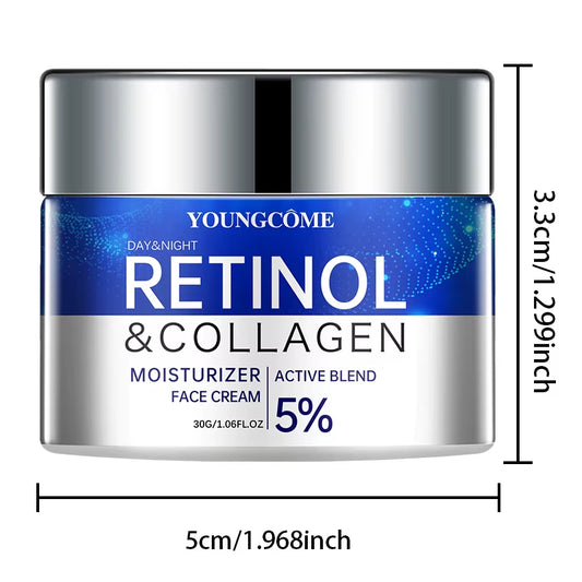 Retinol Anti-Aging Cream,Wrinkle Removal & Firming Face Moisturizer,Brightens Skin,Lifts & Smooths Fine Lines,Whitening Effect