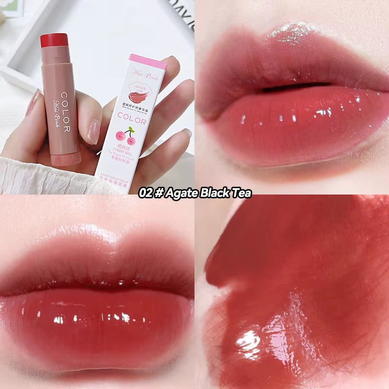 HAIPINK 3-Piece Set Tinted Moisturizing Lip Balm - Hydrating, Fade Lip Lines, Prevent Chapping