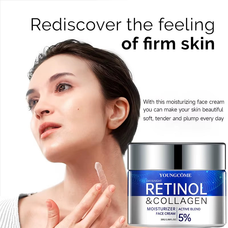 Retinol Anti-Aging Cream,Wrinkle Removal & Firming Face Moisturizer,Brightens Skin,Lifts & Smooths Fine Lines,Whitening Effect