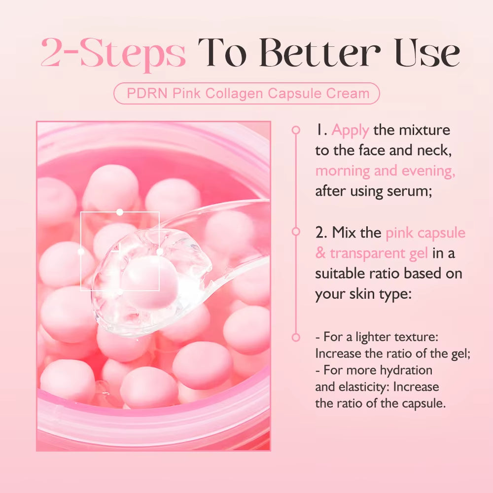 Face Moisturizer Lightweight Moisturizing Cream 5% Niacinamide for Uneven Skin Tone, Glow Hydration Collagen Capsule Cream