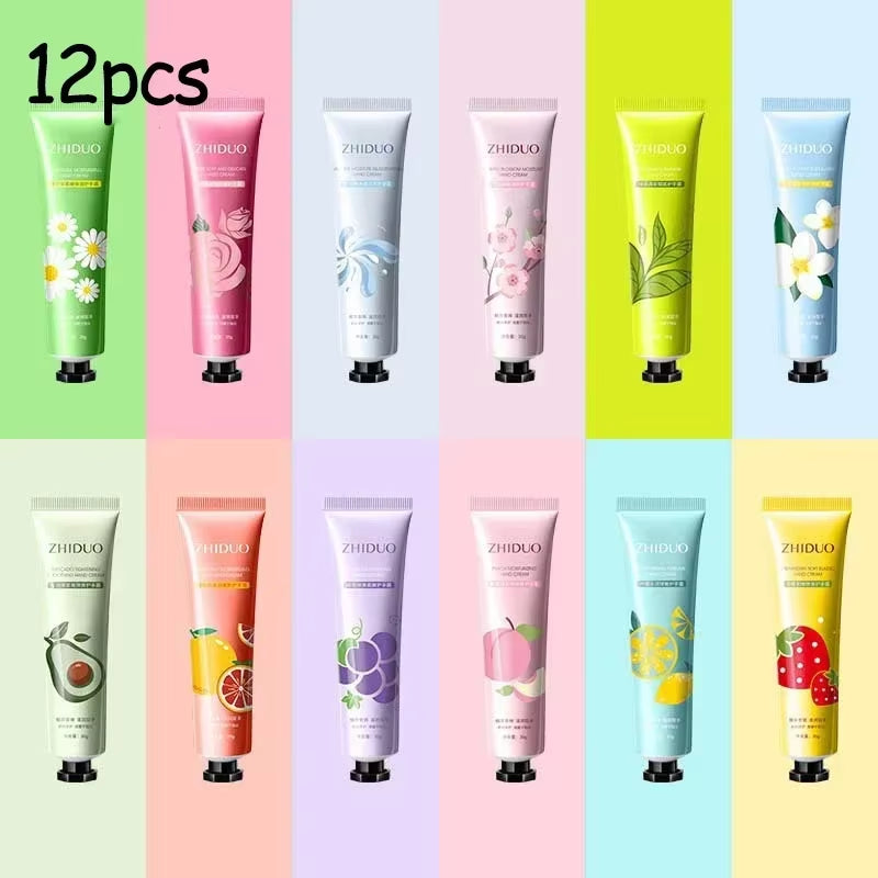 Plant Extract Hand Cream Winter Moisturizing Anti-Wrinkle anti Chap Repairing Hands Care Beauty Skincare Hand Lotion Sets Gifts