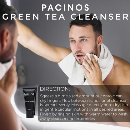 Green Tea Cleanser - Gentle Facial Cleanser - Nourishing Antioxidant Face Wash for Balanced Skin
