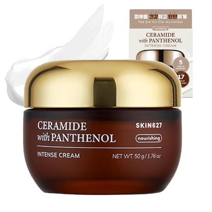 SKIN627 Daily Face Moisturizer, Face Cream, Facial Cream 1.76 Oz Korean Skin Care Korean Moisturizer (Ceramide with Panthenol)