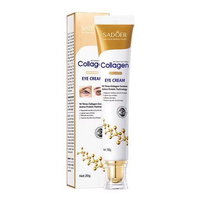 Collagen Eye Cream - Dark Circle Cream, Eye Bag Firming, Puffiness Reduction & Hydrating under Eye Care