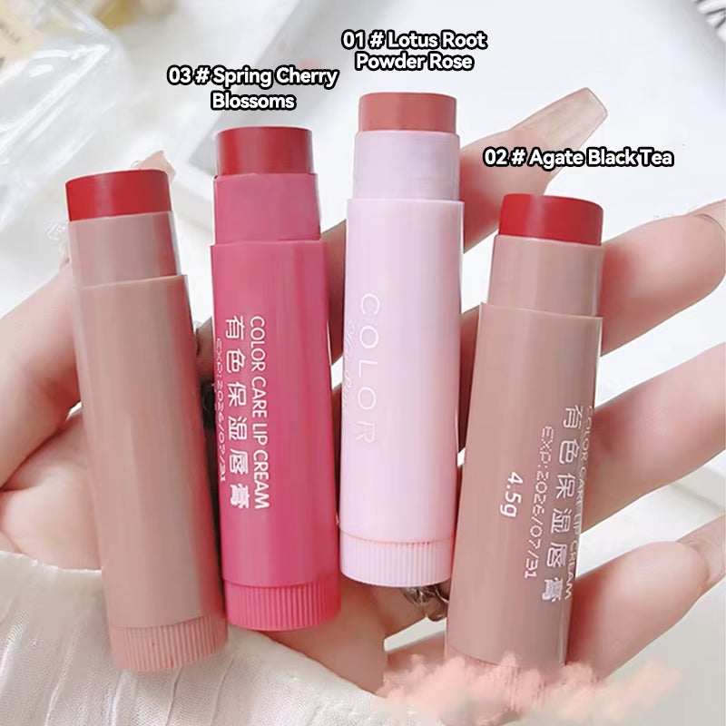 HAIPINK 3-Piece Set Tinted Moisturizing Lip Balm - Hydrating, Fade Lip Lines, Prevent Chapping