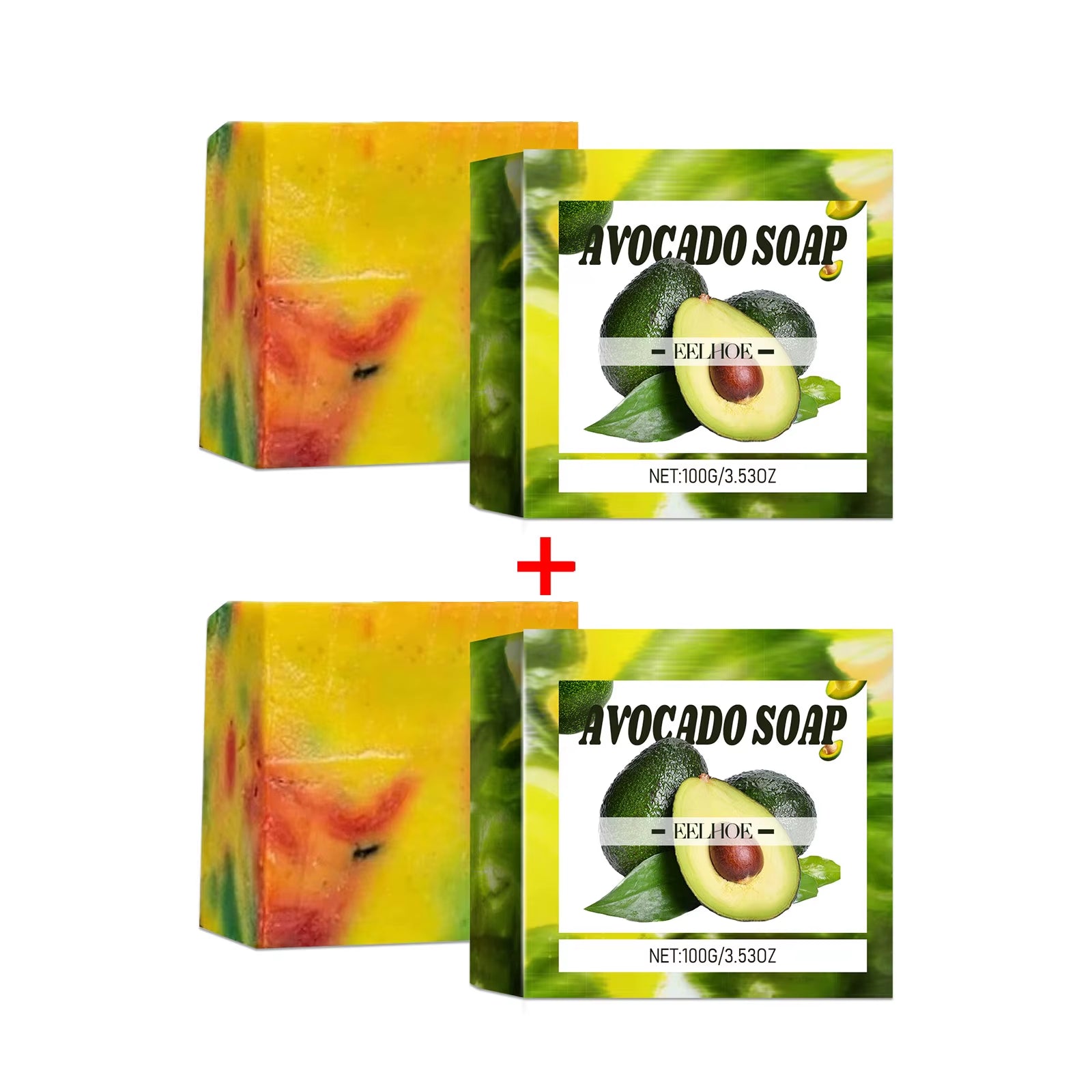 Avocado Jasmine Handmade Soap Deep Body Cleansing Nourishing Hydrated Skin Oil Control Brigthening Skin Tone Body Wash Soap Bar