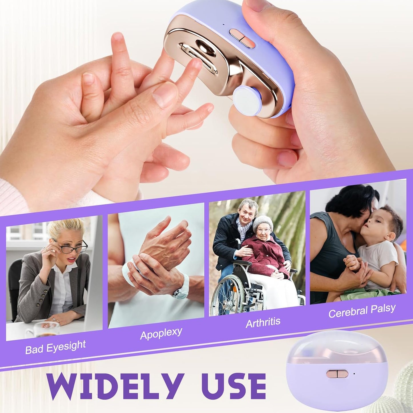 Electric Nail Clippers for Adults Seniors