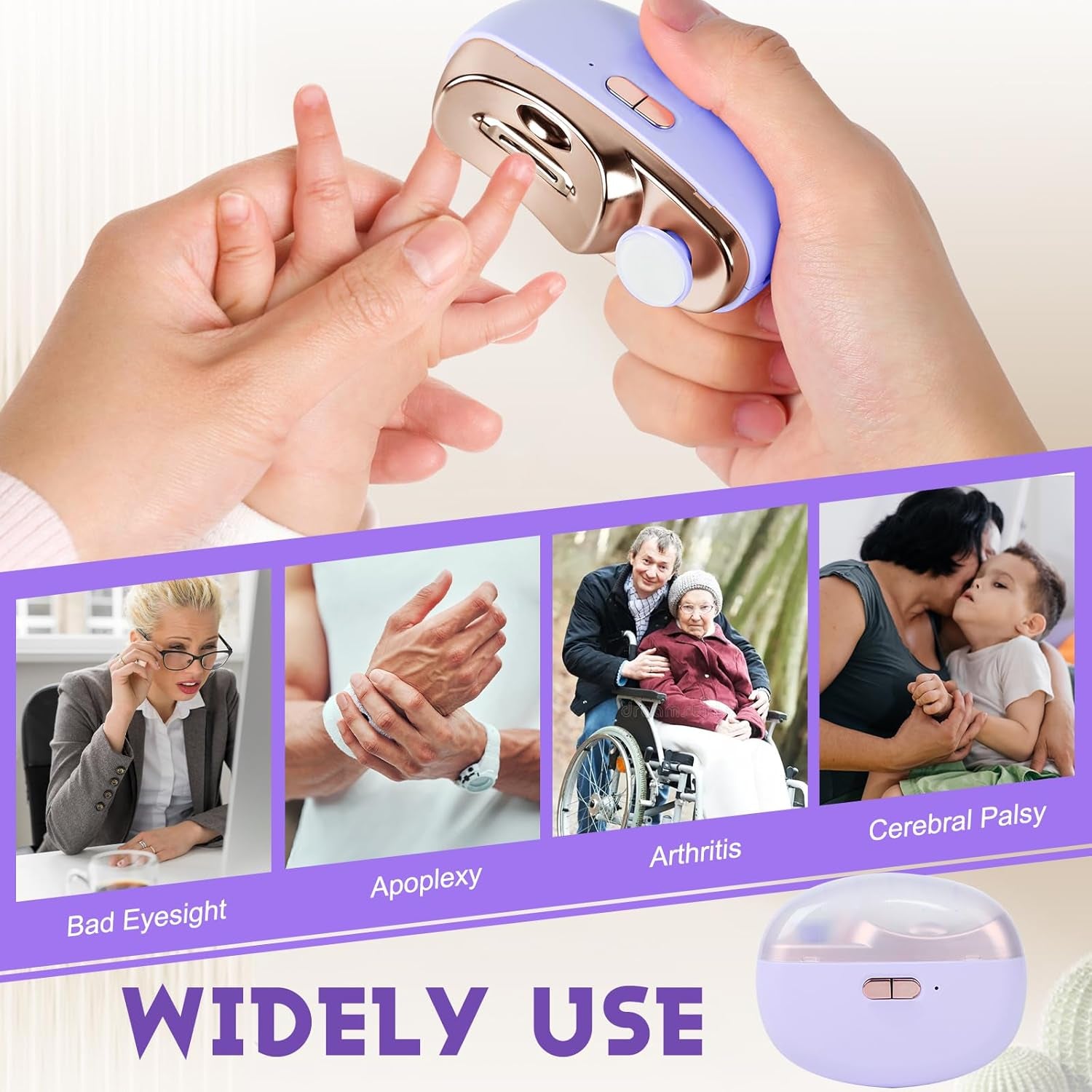 Electric Nail Clippers for Adults Seniors