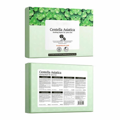 6 Piece Face Skin Care Routine Kit for Women, Soothing & Repairing Skincare Gift Set with Cleanser, Toner, Face Serum, Eye Cream, Emulsions, Face Cream, Facial Hydrating Skin Care Set for Teen Girls