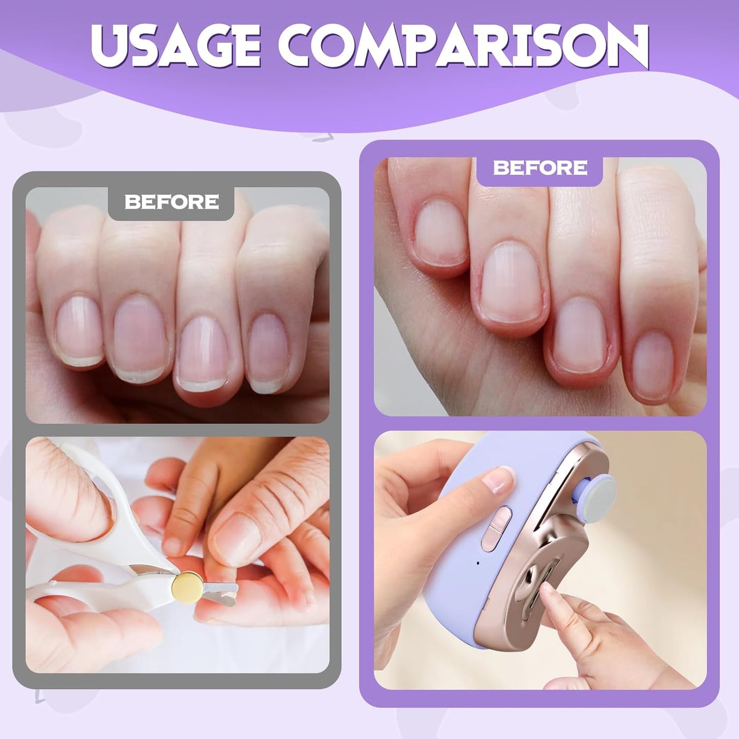 Electric Nail Clipper with Polishing