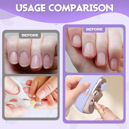 Electric Nail Clipper with Polishing