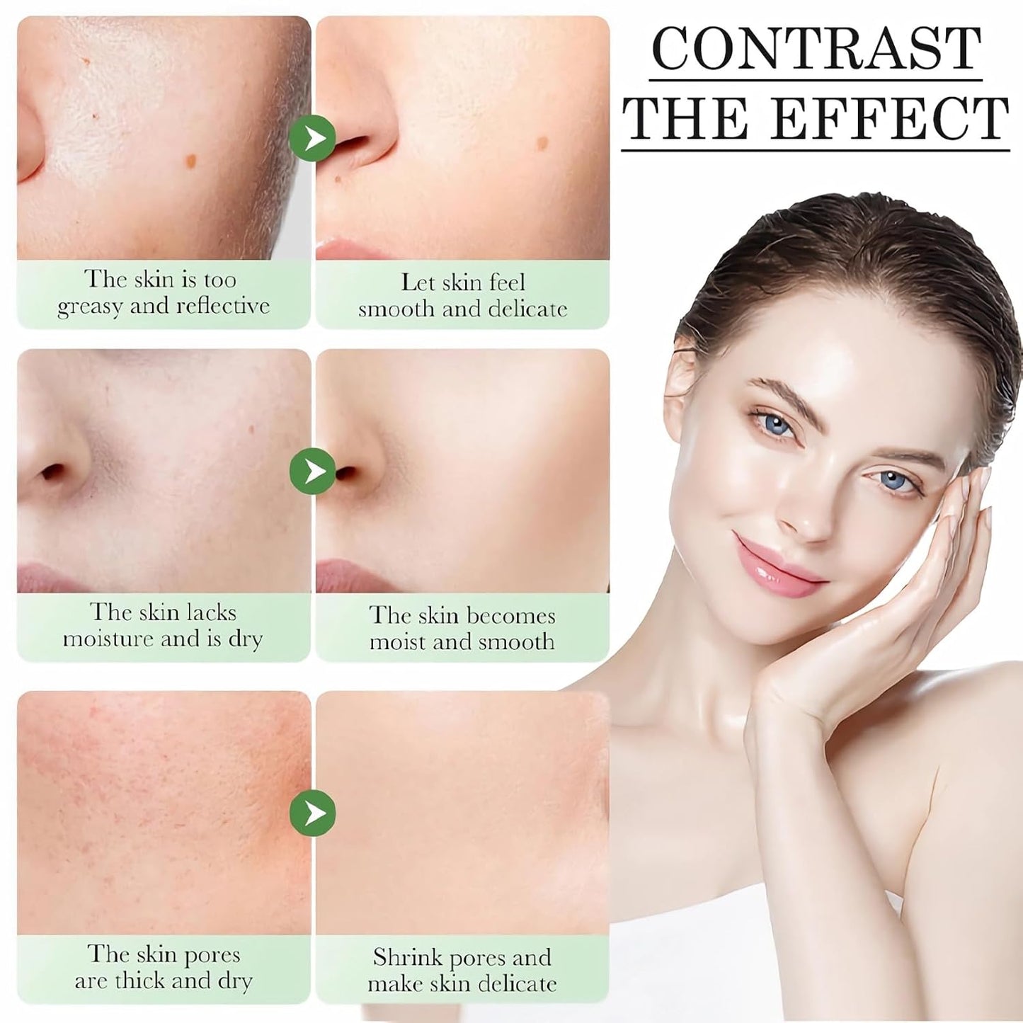 6 Piece Face Skin Care Routine Kit for Women, Soothing & Repairing Skincare Gift Set with Cleanser, Toner, Face Serum, Eye Cream, Emulsions, Face Cream, Facial Hydrating Skin Care Set for Teen Girls