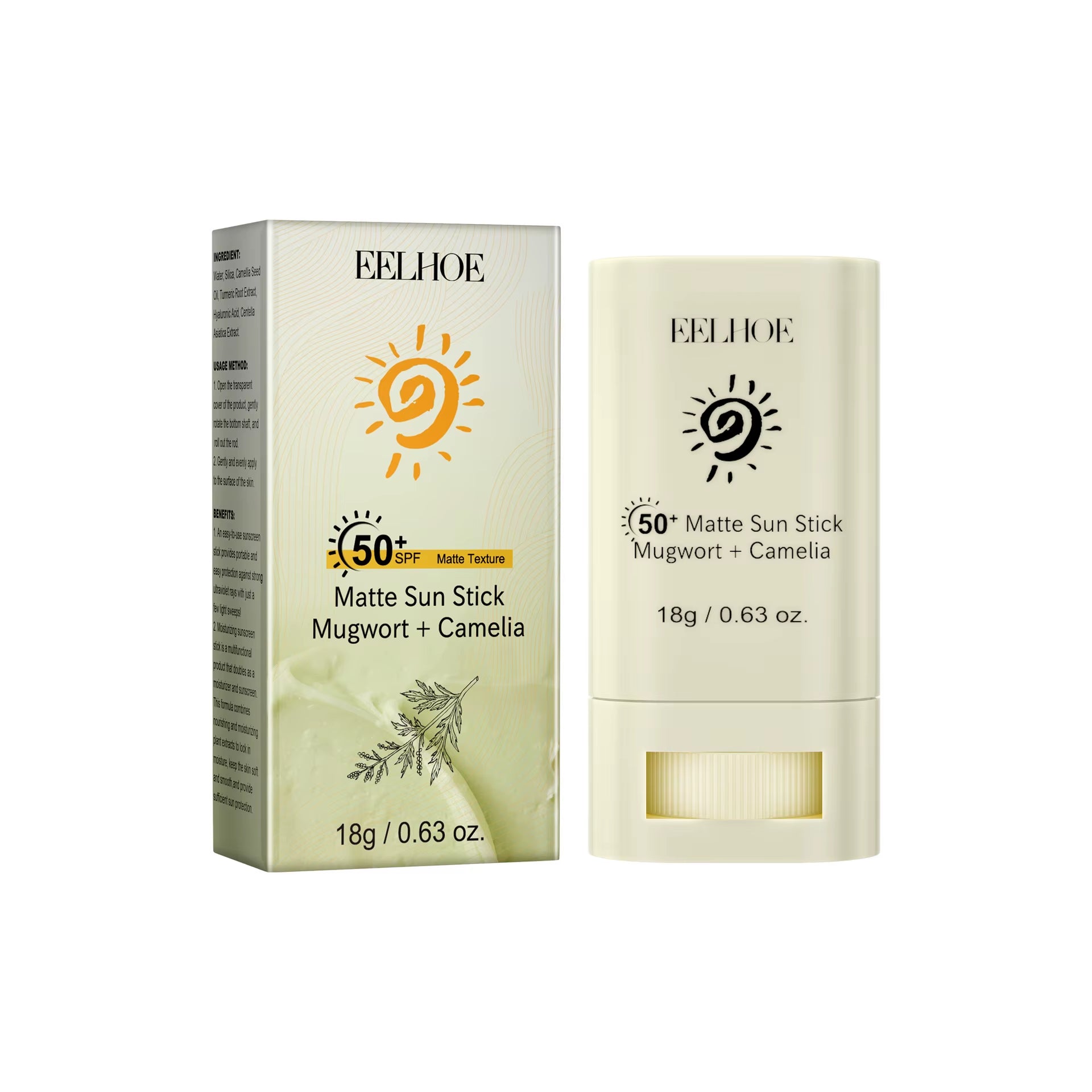 18G Face Sunscreen Refreshing Oil Control Cream Isolate Ultraviolet SPF 50+ Sun Cream Moisturize Face Care