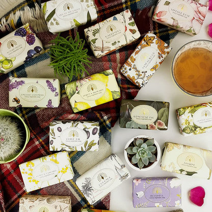 , Vintage Wrapped Shea Butter Soap, English Lavender, 200G