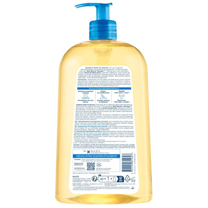 Bioderma Atoderm Shower Oil, Cleansing Oil for Face & Body, urishing Cleansing Oil for Dry to Atopic Sensitive Skin for Softer & Smooth Skin for Your Whole Family