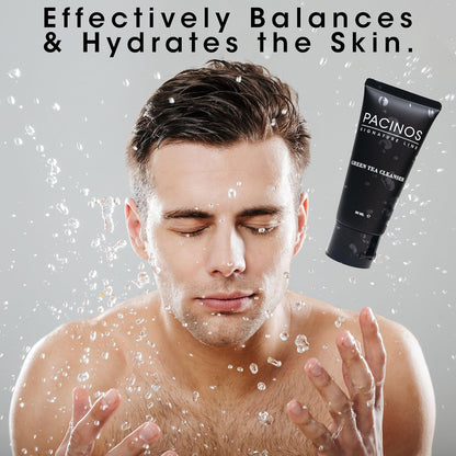 Green Tea Cleanser - Gentle Facial Cleanser - Nourishing Antioxidant Face Wash for Balanced Skin