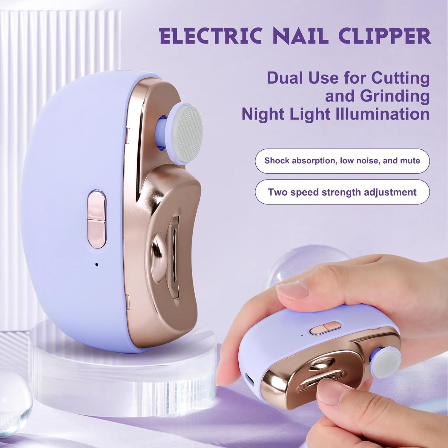Dual use nail grinder