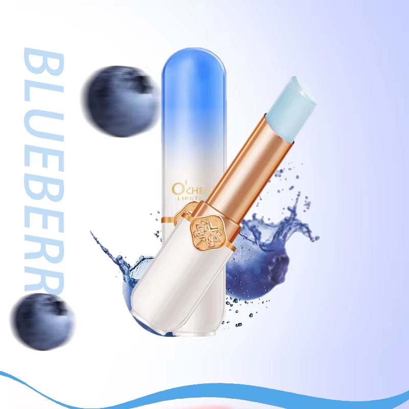 Color Fruit Lipstick Peach Temperature Changing Lip Balm Moisturizing Waterproof Long Lasting Moisturizes Lip Balm