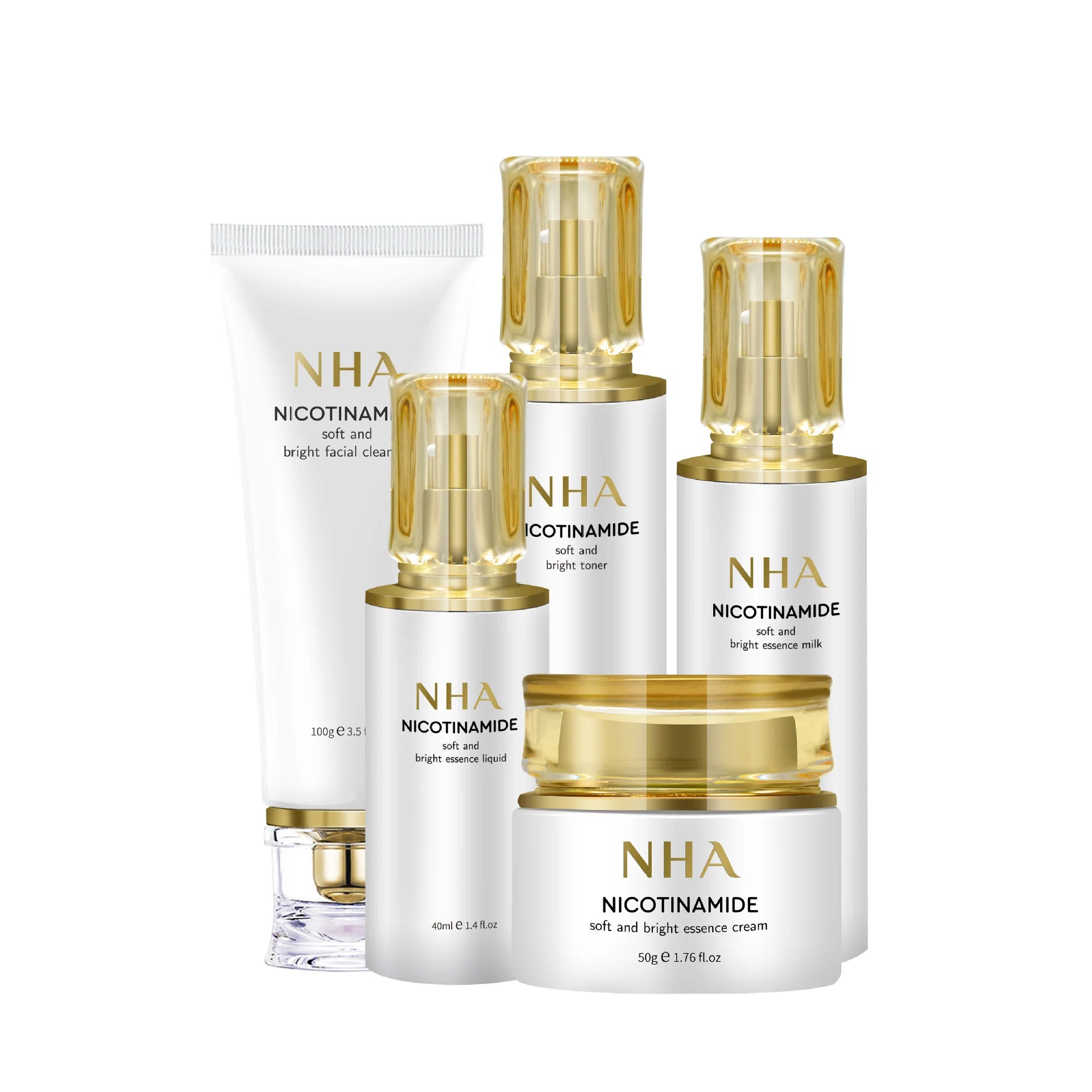 Niacinamide Skincare Kit Enhances Complexion Tone