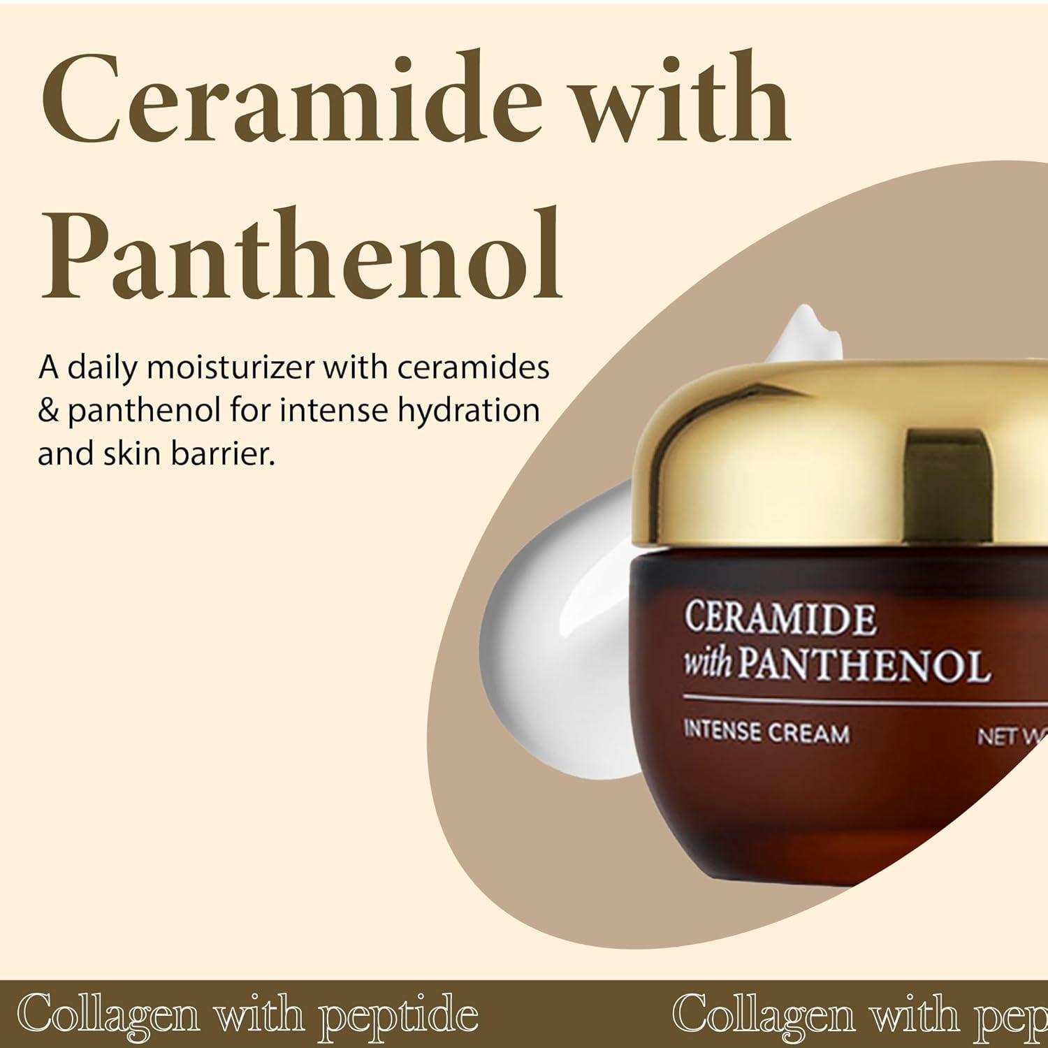 SKIN627 Daily Face Moisturizer, Face Cream, Facial Cream 1.76 Oz Korean Skin Care Korean Moisturizer (Ceramide with Panthenol)